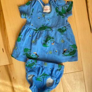 Hanna Andersson 50cm alligator and birds set